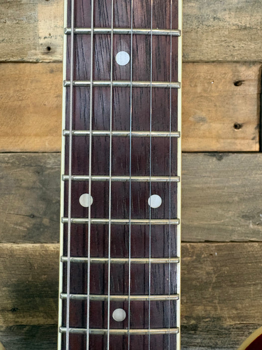 Second Hand Tokai Traditional Series ES-78 ES-Style w/Bare Knuckle Mule Humbuckers in Transparent Cherry Red