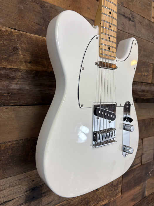 Second Hand Fender MIM Player Telecaster Polar White w/Bare Knuckle Yard Bird pickups