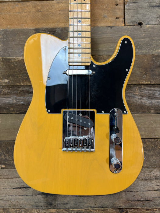 Second Hand Fender MIM Player Telecaster Butterscotch Blonde w/Bare Knuckle Brown Sugar pickups