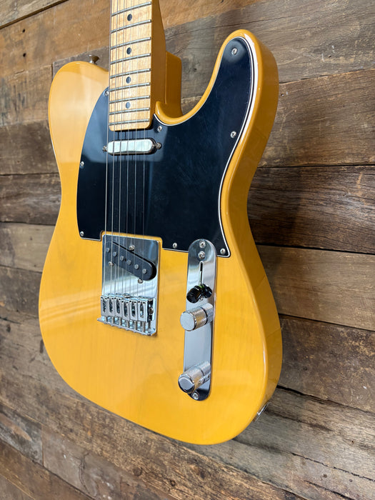 Second Hand Fender MIM Player Telecaster Butterscotch Blonde w/Bare Knuckle Brown Sugar pickups