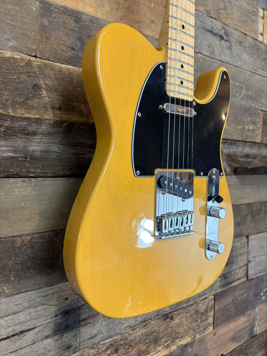 Second Hand Fender MIM Player Telecaster Butterscotch Blonde w/Bare Knuckle Brown Sugar pickups