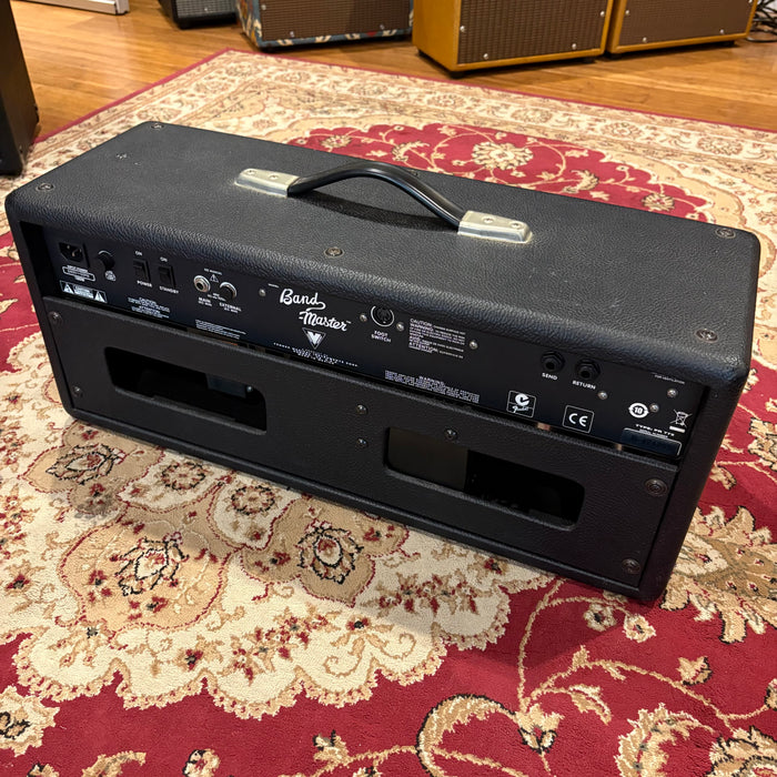 Second Hand Fender bandmaster vintage modified 40-watt hybrid tube head, w/footswitch and cover