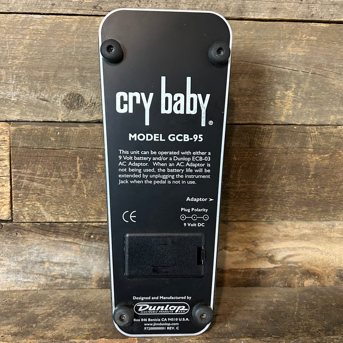 Second Hand Dunlop GCB95 Original Cry Baby Wah