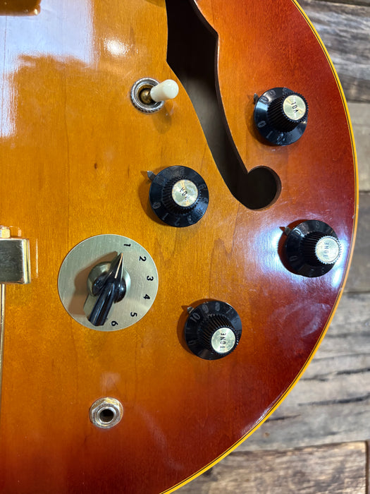 Second Hand 1972 Gibson ES-345TD "Norlin Era," in Iced Tea Sunburst finish, w/Original Stereo Cable, Stereo/Mono adapter & OHSC
