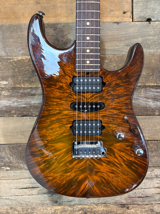 Second Hand 2001 Suhr Custom Standard "Burl Bengal" (Master Built by Kenny Gin) w/OHSC