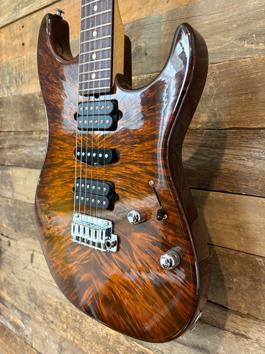 Second Hand 2001 Suhr Custom Standard "Burl Bengal" (Master Built by Kenny Gin) w/OHSC