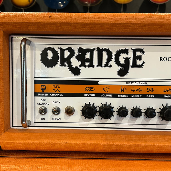 Second Hand Orange Rockerverb 50 MkI Head & PPC412 Cab