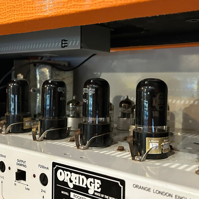 Second Hand Orange Rockerverb 50 MkI Head & PPC412 Cab