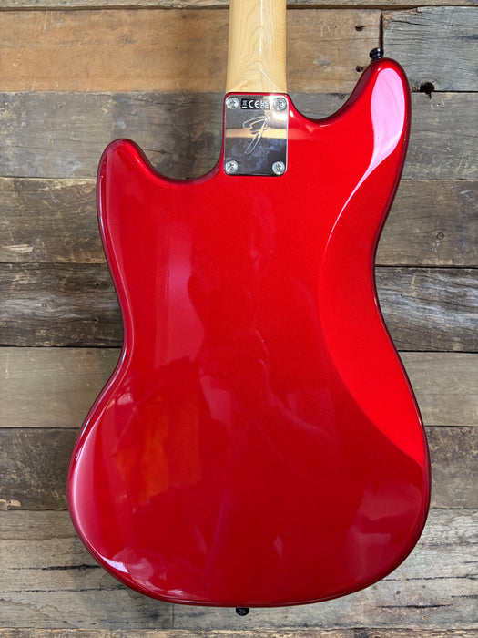 Second Hand 2025 Fender Japan Traditional 70s Mustang, Candy Apple Red with Matching Head stock w/OSC