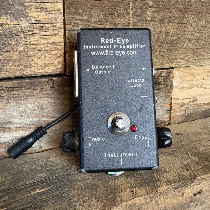 Second Hand Fire-Eye Development Red-Eye MK2 Active & Passive Preamp DI w/ Clean Boost Switch & Effects Loop