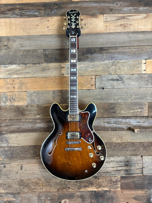 Second Hand 1984 Epiphone Sheraton (Matsumoku, Japan) – Antique Sunburst w/Maxon MMK-75s & OHSC