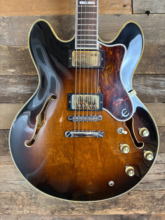 Second Hand 1984 Epiphone Sheraton (Matsumoku, Japan) – Antique Sunburst w/Maxon MMK-75s & OHSC