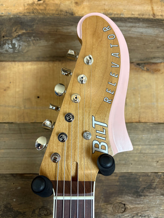 Bilt Guitars Relevator L.S. - Shell Pink - Fralin Wide Range Pickups w/Soft Case