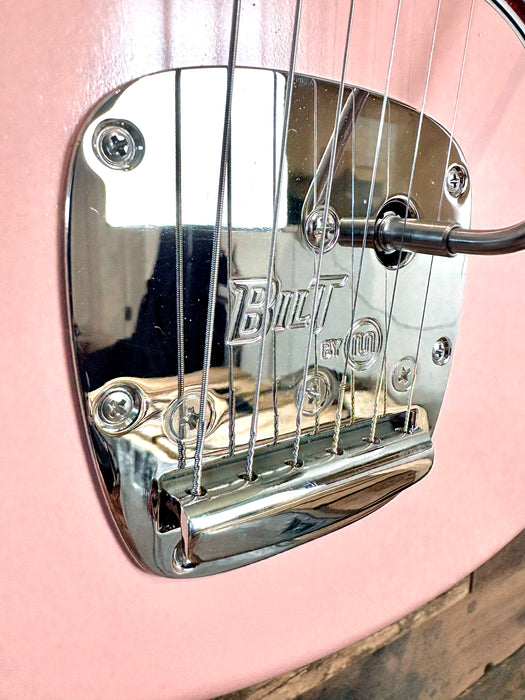 Bilt Guitars Relevator L.S. - Shell Pink - Fralin Wide Range Pickups w/Soft Case