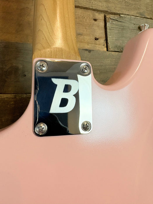 Bilt Guitars Relevator L.S. - Shell Pink - Fralin Wide Range Pickups w/Soft Case