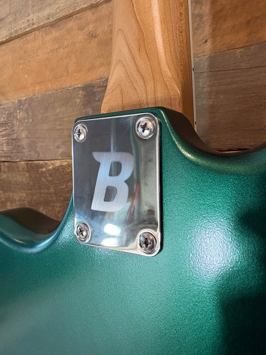 Bilt Guitars S.S. Zaftig - Semi Hollow Guitar - Caddy Green - Fralin Firebird Humbuckers