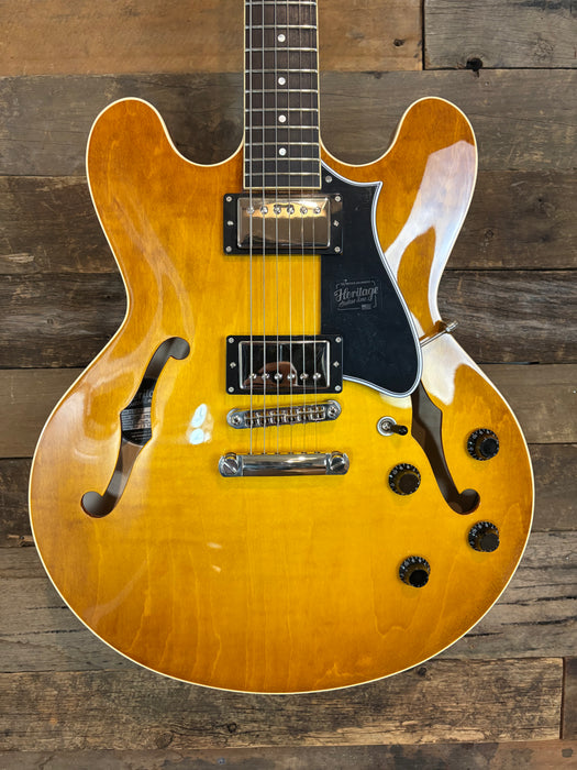 Second Hand 2025 Heritage H-535 Dirty Lemon Burst Electric Guitar w/OHSC