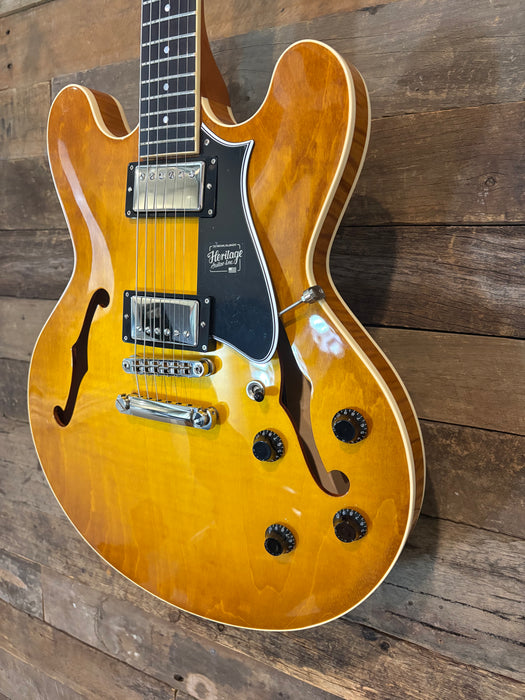 Second Hand 2025 Heritage H-535 Dirty Lemon Burst Electric Guitar w/OHSC