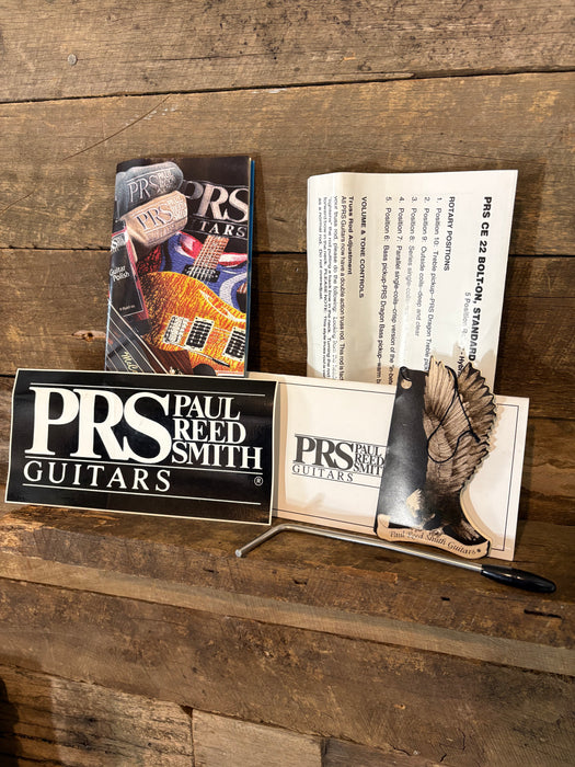 Second Hand 1999 USA PRS Custom 22 – Tobacco Sunburst, PRS Dragon II Pickups, PRS 5-Way Rotary Circuit. w/OHSC