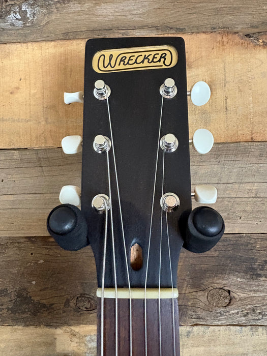 Wrecker Guitars Pearler W011, Hand Built in Brisbane QLD, Native Timbers, Stain with Rubio Monocoat Oil, w/Madlove Dynasonic Soapbar
