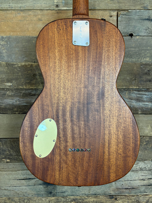 Wrecker Guitars Pearler W011, Hand Built in Brisbane QLD, Native Timbers, Stain with Rubio Monocoat Oil, w/Madlove Dynasonic Soapbar