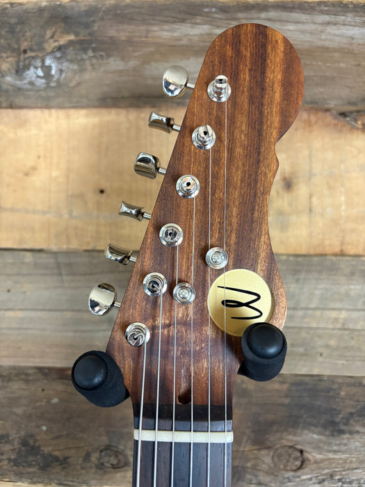 Wrecker Guitars Scorpio TL W010, Hand Built in Brisbane QLD, Native Timbers, Stain with Rubio Monocoat Oil, w/Madlove FB-V