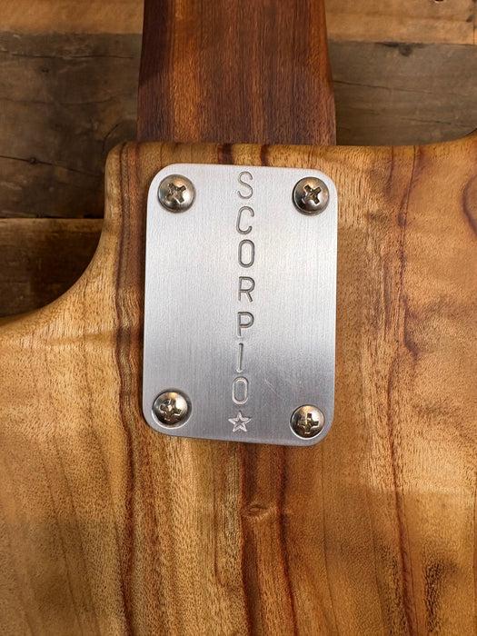 Wrecker Guitars Scorpio TL W010, Hand Built in Brisbane QLD, Native Timbers, Stain with Rubio Monocoat Oil, w/Madlove FB-V