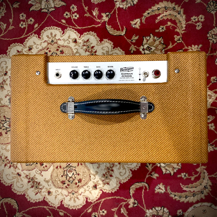 Benson Nathan Junior Reverb Combo- Lacquered Tweed