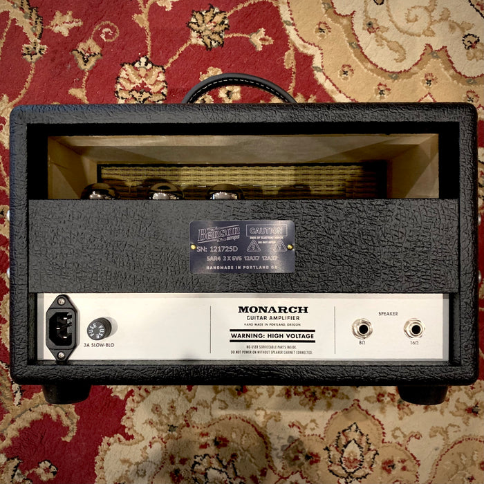 Benson Amps Monarch 15watt Head - Black