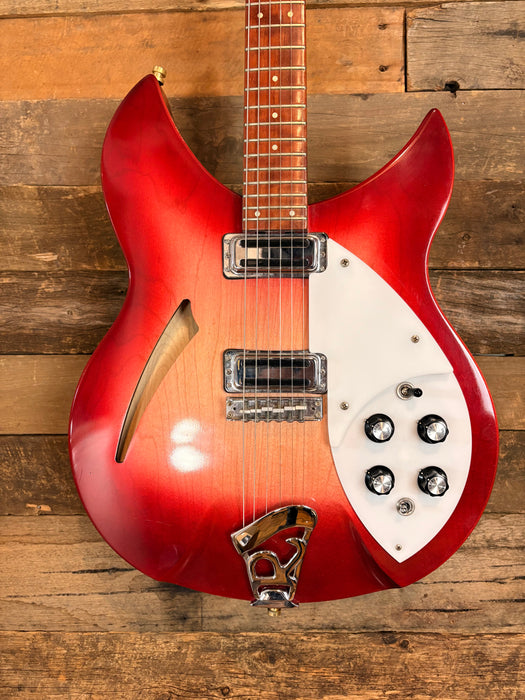Second Hand 2002 Rickenbacker 330FG in Classic Fireglo w/Mr Fabulous - Firebird Mini Humbuckers, Series/Parallel switch & OHSC