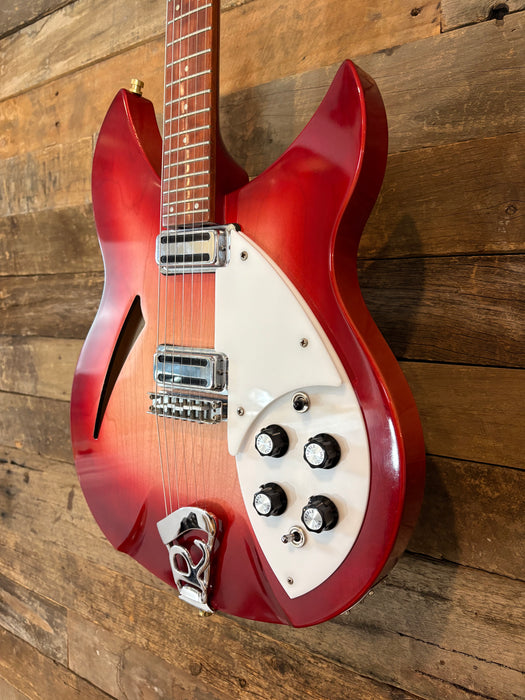 Second Hand 2002 Rickenbacker 330FG in Classic Fireglo w/Mr Fabulous - Firebird Mini Humbuckers, Series/Parallel switch & OHSC