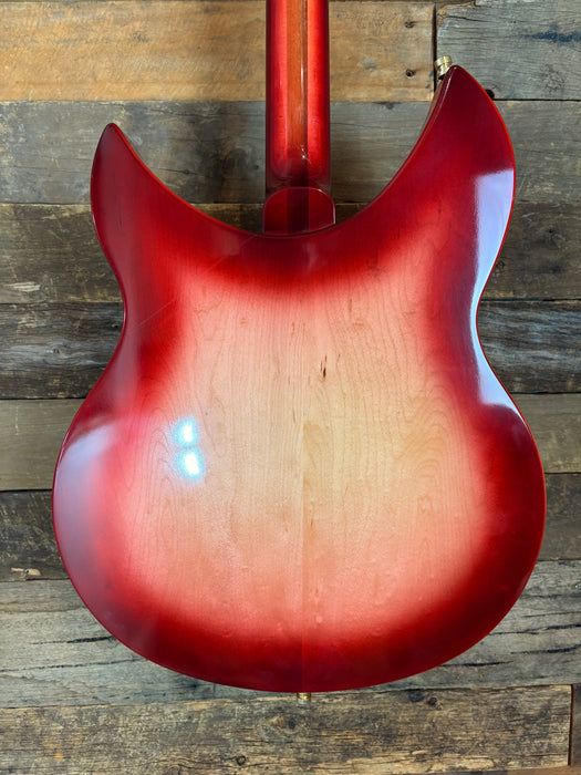 Second Hand 2002 Rickenbacker 330FG in Classic Fireglo w/Mr Fabulous - Firebird Mini Humbuckers, Series/Parallel switch & OHSC