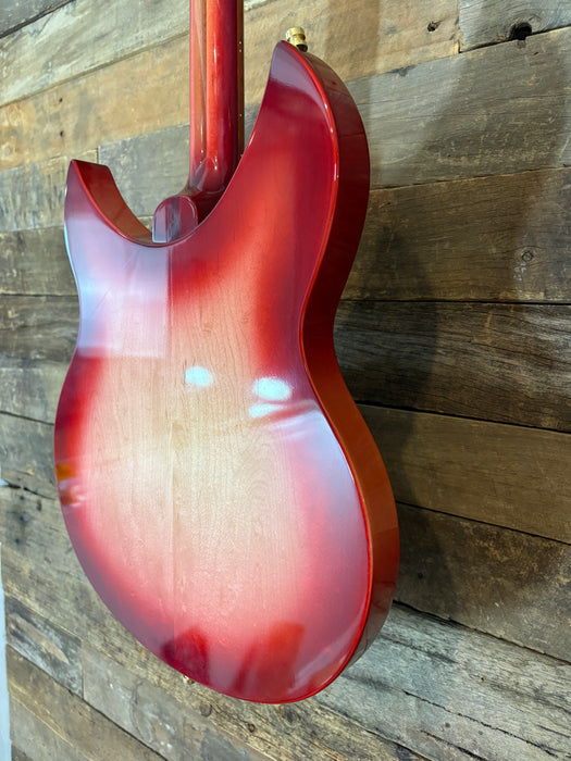 Second Hand 2002 Rickenbacker 330FG in Classic Fireglo w/Mr Fabulous - Firebird Mini Humbuckers, Series/Parallel switch & OHSC