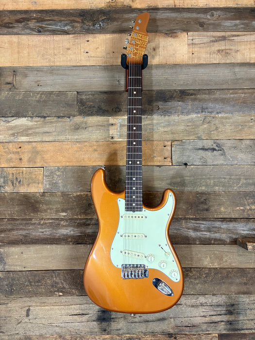 Second Hand 2003 James Tyler USA Classic in Metallic Copper with a matching headstock w/OHSC (Copy)