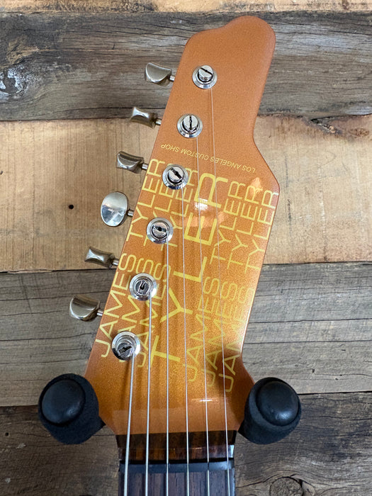 Second Hand 2003 James Tyler USA Classic in Metallic Copper with a matching headstock w/OHSC (Copy)