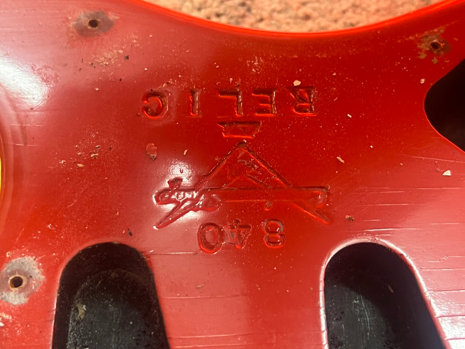 Second Hand 1997 Fender Custom Shop 1960's Stratocaster John Cruz Cunetto Relic in Fiesta Red w/OHSC
