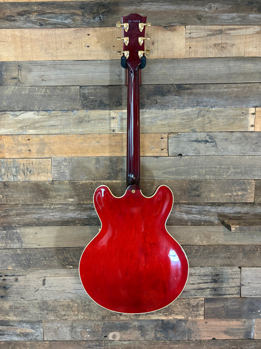 Second Hand 2009 Gibson Custom Shop ES 355, Cherry Red, Gold Bigbys & Hardware w/OHSC & COA