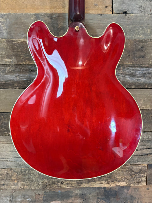 Second Hand 2009 Gibson Custom Shop ES 355, Cherry Red, Gold Bigbys & Hardware w/OHSC & COA