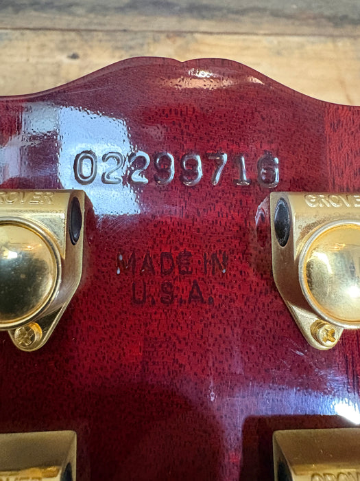 Second Hand 2009 Gibson Custom Shop ES 355, Cherry Red, Gold Bigbys & Hardware w/OHSC & COA