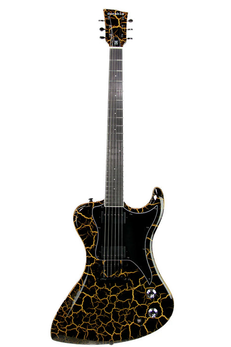 Dunable R2 DE Black Oxblood/Yellow Crackle - LIMITED