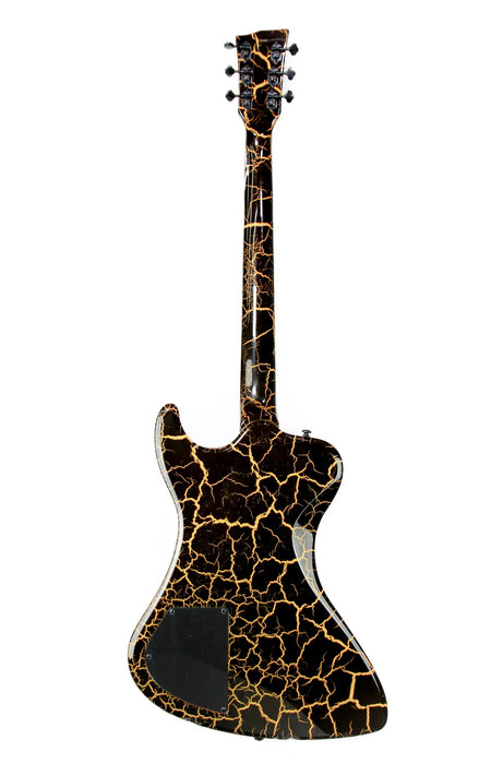 Dunable R2 DE Black Oxblood/Yellow Crackle - LIMITED