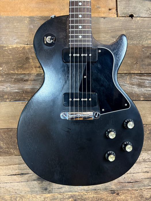 Second Hand 2021 Gibson Les Paul Special Tribute P-90 in Worn Ebony with case