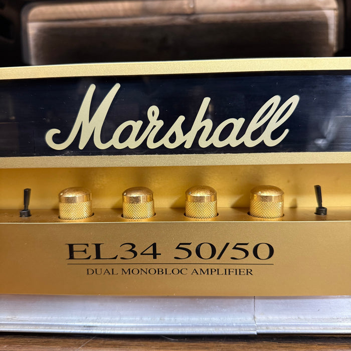 Second Hand Marshall EL34 50/50 Valve Power Amp with Rack Case