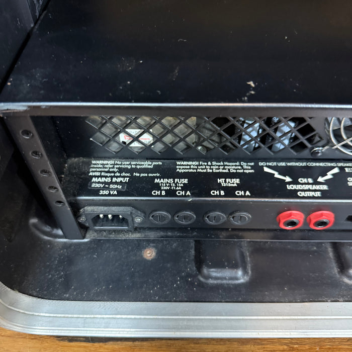 Second Hand Marshall EL34 50/50 Valve Power Amp with Rack Case