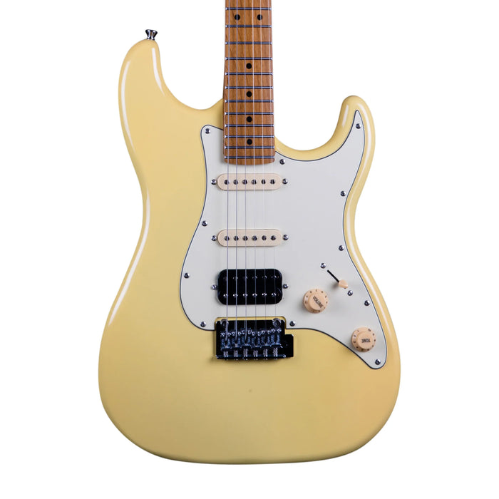 JET GUITARS JS-400 Strat Vintage Yellow White