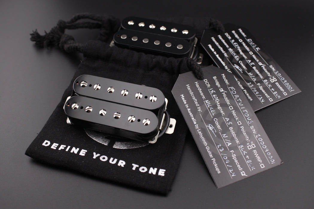Labyrinth Guitar Pickups - Fortuitous & Dusk Humbucker Set
