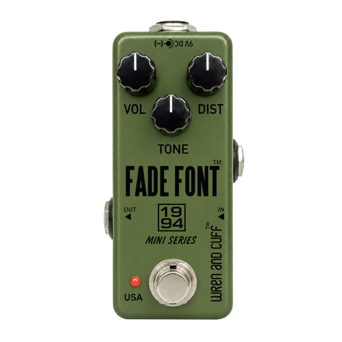 Wren and Cuff Mini Fade Font '94