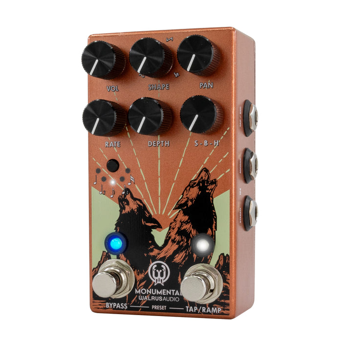 Walrus Audio Monumental Stereo Harmonic Tap Tremolo - Orange