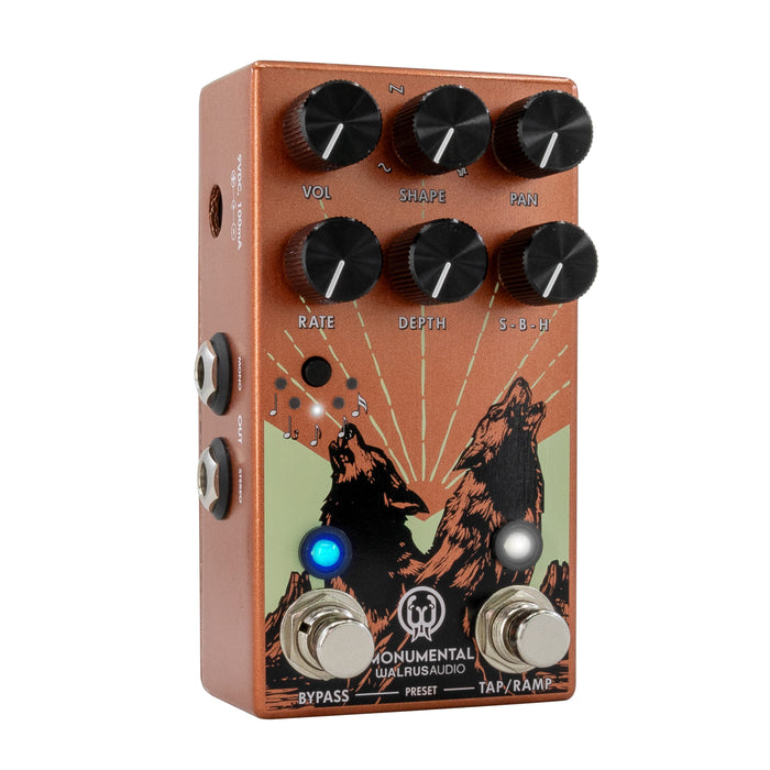 Walrus Audio Monumental Stereo Harmonic Tap Tremolo - Orange