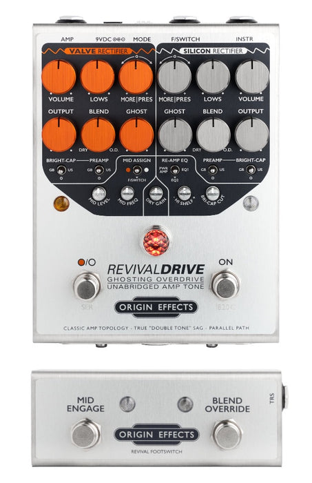Origin Effects RevivalDRIVE CUSTOM and FOOTSWITCH Bundle